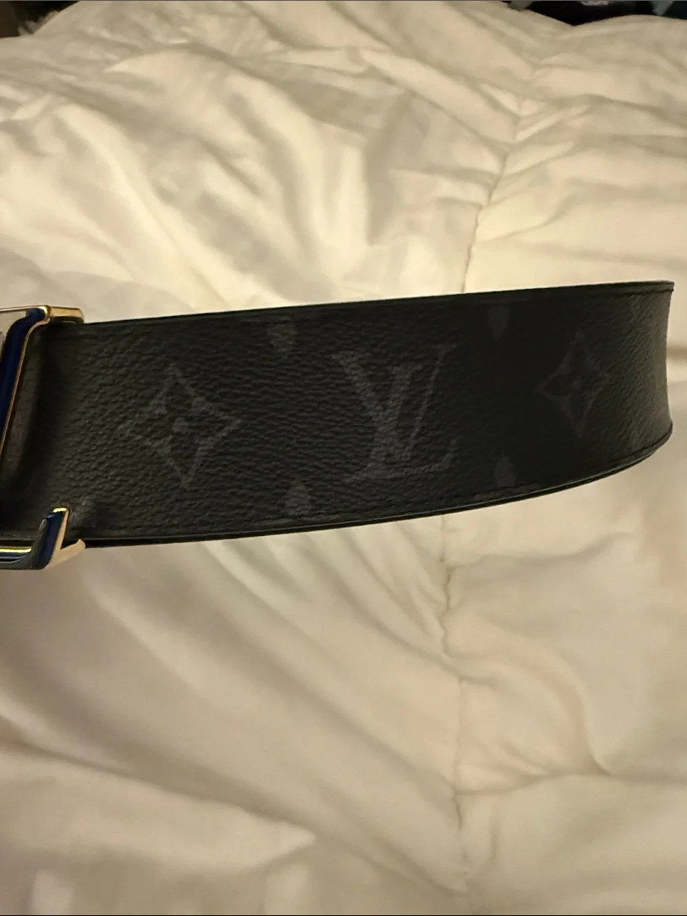 Louis Vuitton LV 3 Steps 40mm Reversible Monogram Eclipse Belt M0341